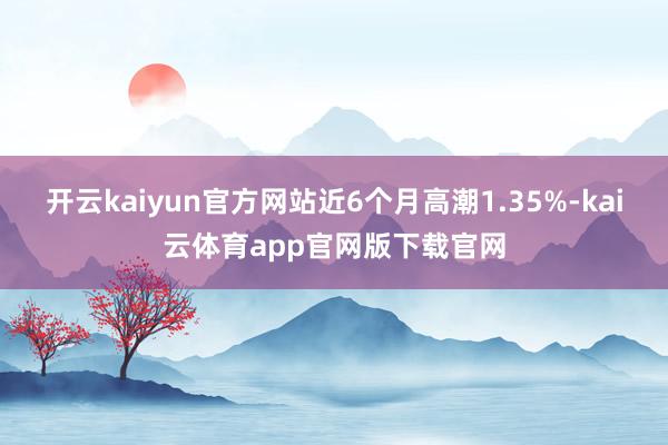 开云kaiyun官方网站近6个月高潮1.35%-kai云体育app官网版下载官网
